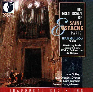 Pochette de The Great Organ of St. Eustache, Paris de Jean Guillou