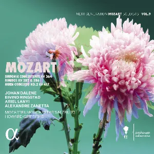 Pochette de Sinfonia Concertante KV 364 / Rondos KV 382 & 386 / Horn Concerto No. 2 KV 417 de Mozarteum Orchester Salzburg - Wolfgang Amadeus Mozart - Howard Griffiths