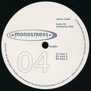 Pochette de Tracks for Monostress Blue de Marco Carola