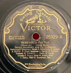Pochette de Remember / Walk, Jennie, Walk de Benny Goodman and His Orchestra