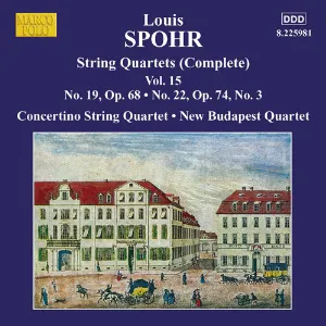 Pochette String Quartets, Volume 15: No. 19, op. 68 / No. 22, op. 74 no. 3
