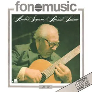 Pochette de Recital Intimo de Andrés Segovia