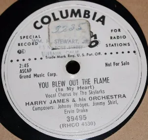 Pochette de You Blew Out the Flame / Dreamy Melody de Harry James and His Orchestra