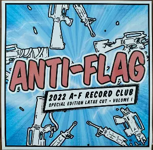 Pochette de 2022 A-F Record Club Lathe Cut Volume 1 de Anti‐Flag