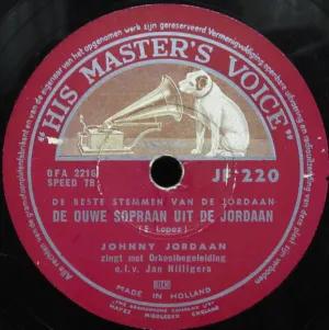 Pochette de De ouwe sopraan uit de Jordaan / Een Jordaan in de hemel? de Johnny Jordaan