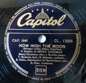 Pochette de How High the Moon / Bedlam de The Benny Goodman Sextet