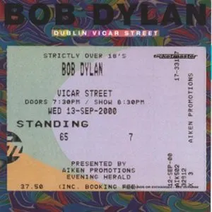 Pochette de Dublin Vicar Street 2000 de Bob Dylan