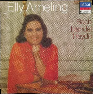 Pochette de Bach, Handel and Haydn de Elly Ameling