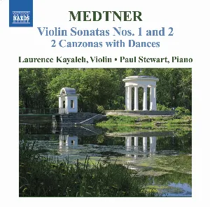 Pochette de Violin Sonatas nos. 1 and 2 / 2 Canzonas with Dances de Nikolai Medtner