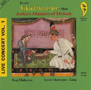 Pochette de Live Concert Vol. 1 (Raag Malkauns) de Nikhil Banerjee