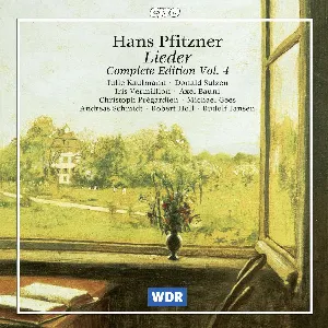Pochette de Lieder Complete Edition Vol. 4 de Christoph Prégardien - Hans Pfitzner - Michael Gees - Robert Holl - Andreas Schmidt - Rudolf Jansen - Iris Vermillion