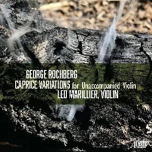 Pochette de Caprice Variations for Unaccompanied Violin de George Rochberg