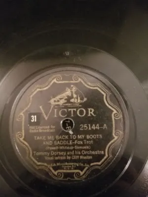 Pochette de Take Me Back to My Boots and Saddle / On Treasure Island de Tommy Dorsey and His Orchestra