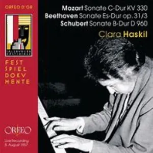 Pochette de Piano Sonatas de Clara Haskil - Ludwig van Beethoven - Wolfgang Amadeus Mozart - Franz Schubert