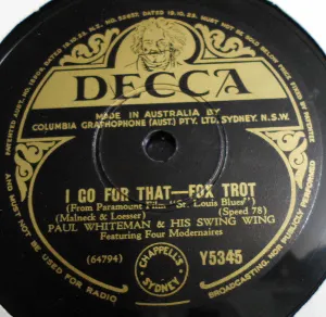 Pochette de I Go for That / Heart and Soul de Paul Whiteman and His Orchestra