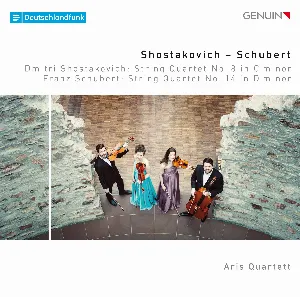 Pochette Shostakovich: String Quartet no. 8 in C minor / Schubert: String Quartet no. 14 in D minor