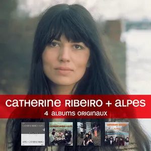 Pochette de 4 albums originaux de Catherine Ribeiro - Alpes