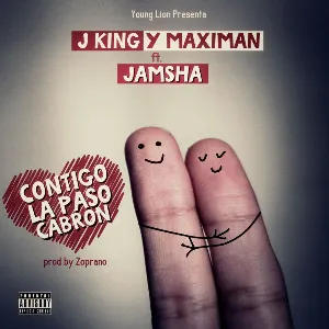 Pochette de Contigo la paso cabrón de J King & Maximan