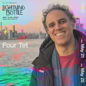 Pochette de Lightning in a Bottle 2025: Four Tet de Four Tet