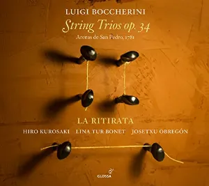 Pochette de String Trios, op. 34 de Luigi Boccherini