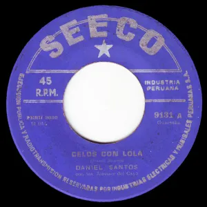 Pochette de Celos con Lola / Allá en la timba de Daniel Santos