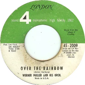 Pochette de Look for a Star / Over the Rainbow de Werner Müller und sein Orchester