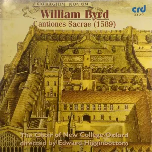 Pochette de Cantiones Sacrae (1589) de Edward Higginbottom - William Byrd