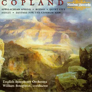 Pochette de Orchestral Works de Aaron Copland - William Boughton - English Symphony Orchestra