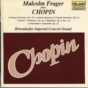 Pochette Malcolm Frager Plays Chopin