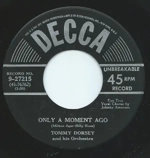 Pochette de Only a Moment Ago / Rainbow Gal de Tommy Dorsey and His Orchestra
