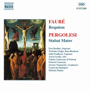 Pochette Fauré: Requiem / Pergolesi: Stabat Mater