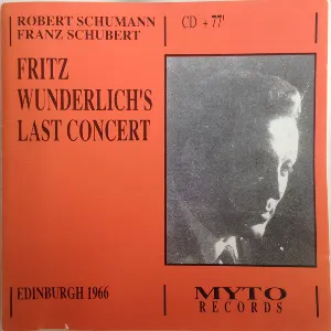 Pochette de Fritz Wunderlich’s last concert de Fritz Wunderlich