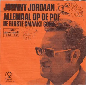 Pochette de Allemaal op de pof / De eerste smaakt goed de Johnny Jordaan
