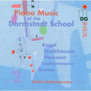 Pochette de Piano Music of the Darmstadt School, Vol. 2 de Henri Pousseur - Helmut Lachenmann - Mauricio Kagel - Karlheinz Stockhausen
