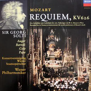 Pochette Mozart Requiem K. 626
