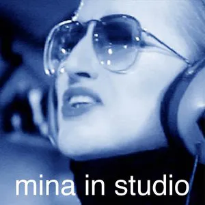 Pochette Mina in studio