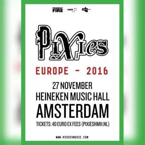 Pochette 2016‐11‐27: Heineken Music Hall, Amsterdam