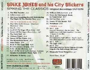 Pochette de Spiking The Classics (Original 1945-1950 Recordings) de Spike Jones and His City Slickers