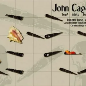 Pochette de Two³ / Inlets / Two⁴ de John Cage