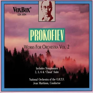 Pochette de Works for Orchestra, Vol. 2 de Sergei Prokofiev - Orchestre national de France - Jean Martinon