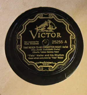 Pochette de That Never-To-Be Forgotten Night / Oooh! Look-A There, Ain't She Pretty? de Fats Waller and His Rhythm