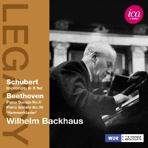 Pochette Schubert: Impromptu in B flat / Beethoven: Piano Sonatas nos. 6 & 29