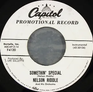 Pochette de Somethin' Special / The Joy of Living de Nelson Riddle and His Orchestra