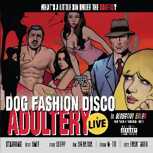 Pochette de Adultery Live de Dog Fashion Disco
