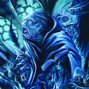 Pochette de Blood Vaults – The Blazing Gospel of Heinrich Kramer de The Ruins of Beverast