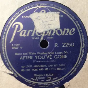Pochette de After You’ve Gone / Basin Street Blues de Louis Armstrong & His Orchestra