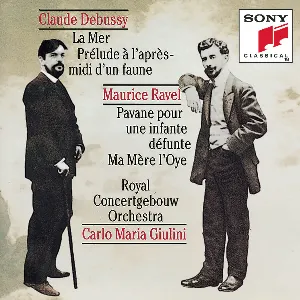 Pochette Debussy: La Mer / Prélude à l'après-midi d'un faune - Ravel: Pavane pour une infante défunte / Ma Mère L'Oye