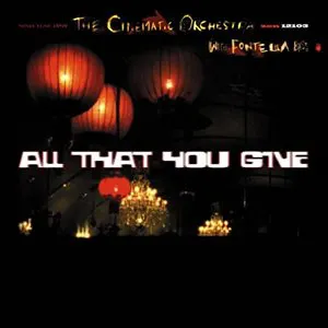 Pochette All That You Give