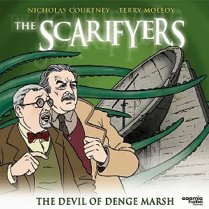 Pochette de The Scarifyers: The Devil of Denge Marsh de Nicholas Courtney - Terry Molloy