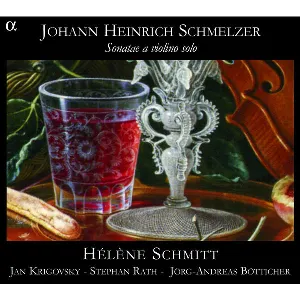 Pochette de Sonatae a violino solo de Johann Heinrich Schmelzer